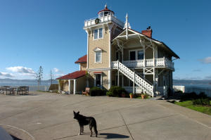 The exterior of the East Brother Light Station bed and breakfast inn in Richmond, Calif., photographed Dec. 2, 2008. 